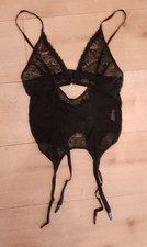 Schwarzes negligee - schwarzes, negligee/