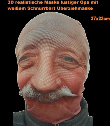 Maske lustiger opa - maske, mit
