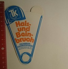 Aufkleber/Sticker: Techniker Krankenkasse Hals und Beinbruch (111216158)