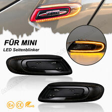 2x Schwarz LED Seitenblinker Blinker Für Mini Cooper F55 F56 F57 S SD Cabrio JCW