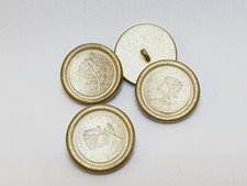 4 Knopf Knöpfe Ösenknopf