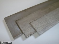 Edelstahl Flach roh ab 20x3 mm - 100x8 mm Flacheisen V2A Flachmaterial VA