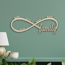 LED 'family' Unendlich Zeichen