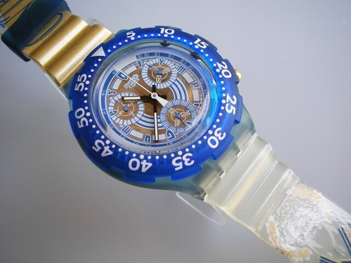 Swatch olympia aqua chrono - swatch, aqua-chrono