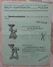 Wilh. Hartmann Fulda Fuldaer
