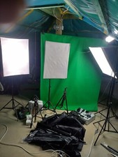 Softbox Set, LED Softboxen Profi Fotos Set, Studio-Stativ-Blitz mit Camcorder