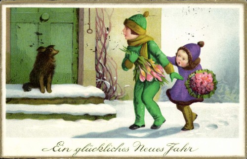 Neujahr bellender - neujahr,