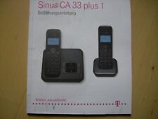 Sinus CA 33 Bedienungsanleitung original