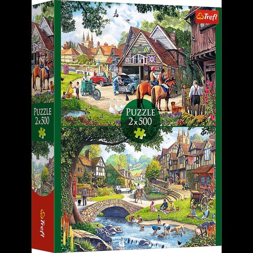 Puzzle trefl 2x500 teile - puzzle,