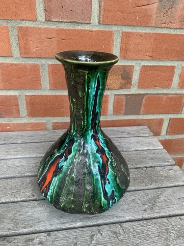 Vintage fat lava keramik vase - lava,