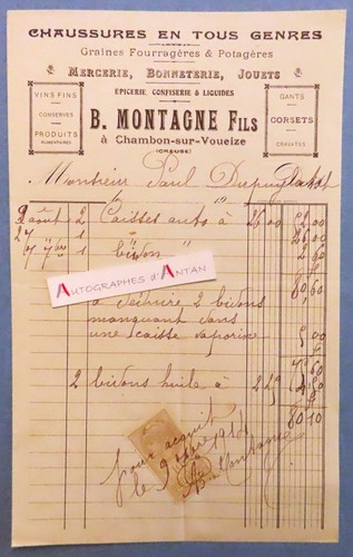 Chambon sur voueize 1914 - chambon,