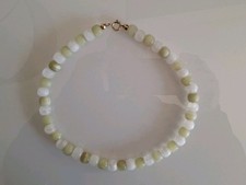 Seltene große Onyxkette grün