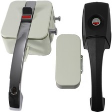 Türschloss Schloss Türriegel STS Zadi Wohnwagen Wohnmobil Caravan Boot cremweiß