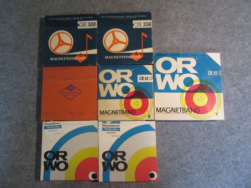 Magnetbänder frühe ddr - magnetbänder,