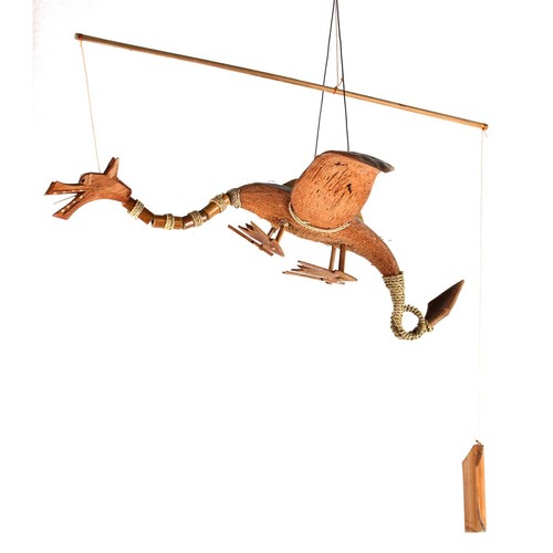 Drache kokonuss windspiel als - kokonuss,