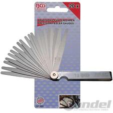BGS PRÄZISIONS-FÜHLERLEHREN VENTILSPIEL VENTIL-MESS-LEHRE 0,05 mm 20 Blatt