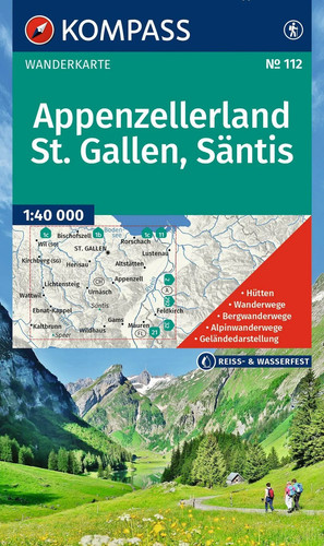 Kompass wanderkarte 112 - kompass,