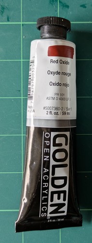 Golden open acrylics oxidrot - open, acrylics,