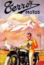 Blechschild TERROT MOTOS 30 x