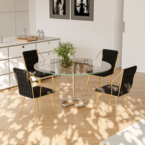 2er set esszimmerstühle samt - esszimmerstühle,