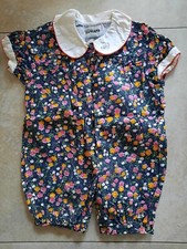 Vintage Retro Sommer Einteiler Strampler Kleinkind Spielanzug Gr.L Gr.92