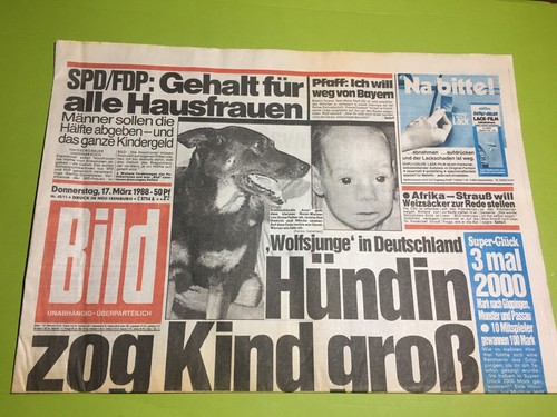 Bild zeitung märz - zeitung,, 17.
