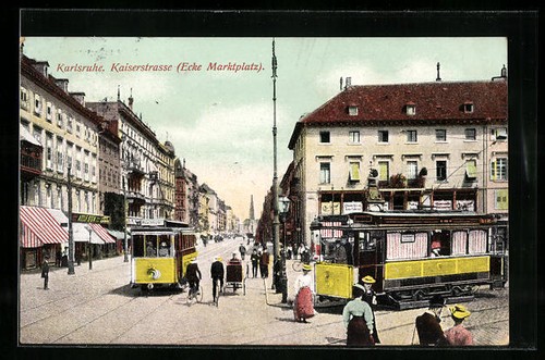Karlsruhe kaiserstraße mit - karlsruhe,,