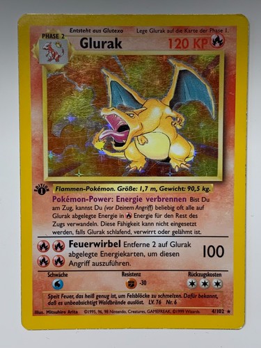 Glurak edition 102 holo - glurak,