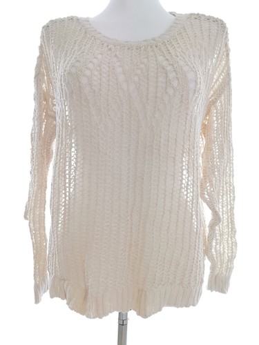 Boho pullover creme - pullover, baumwolle