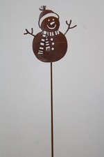 Gartenstecker schneemann - gartenstecker, "schneemann"