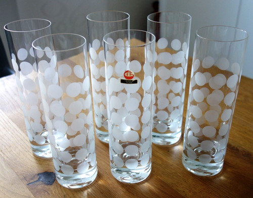 Longdrink gläser polka - longdrink, dots