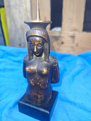 ägyptische bronzefigur büste - Ägyptische, bronzefigur/büste