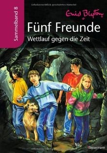 Fünf freunde wettlauf gegen - freunde,