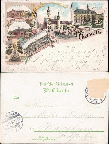 Ansichtskarte litho - litho, ak