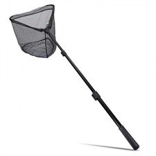 Kescher Gummiert Angelkescher Schwarz 2,40-2,70m Unterfangkescher Zite Fishing