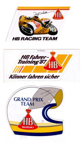 Werbeaufkleber sammlung - hb,