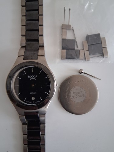 Boccia herrenuhr keramik - boccia,