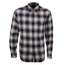 BOSS Herren Hemd Rickert M Regular Fit grau kariert 50549430 063 open grey