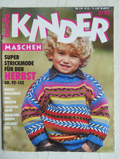Burda Kinder - Maschenmode Größe 92-152 - Herbst 3/91 -