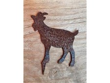 Rostdeko Ziege Mini Bauernhof