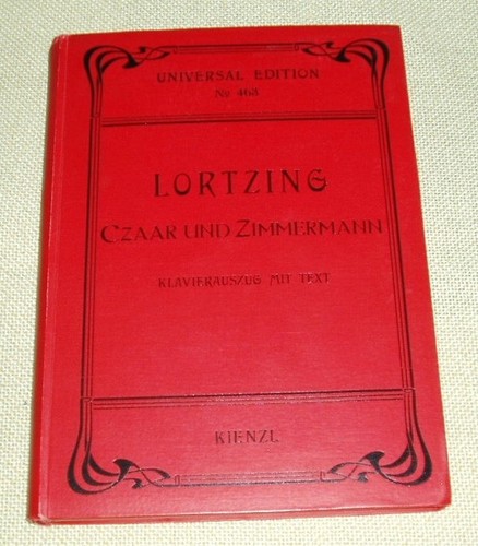Lortzing czaar und - lortzing,