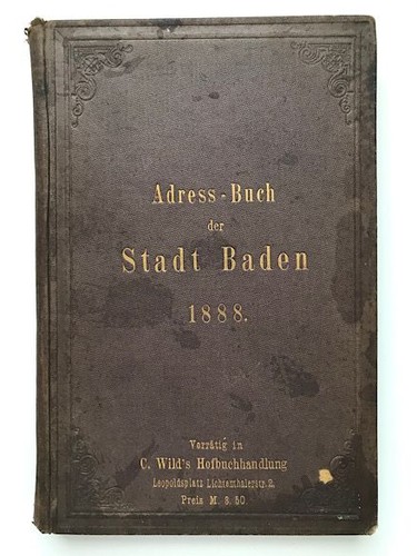 Adressbuch der stadt - der,
