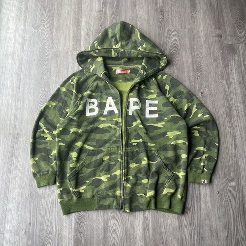 Original bape full zip green - bape,