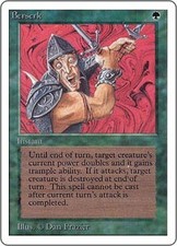 Magic MTG - Berserk - Unlimited - NMINT - EN