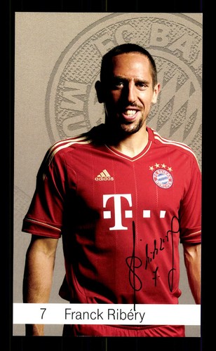 Franck ribery autogrammkarte - franck,