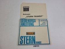 Bedieungsanleitung Autoradio Stern Transit Einbauanleitung Wartburg 353 #25B723