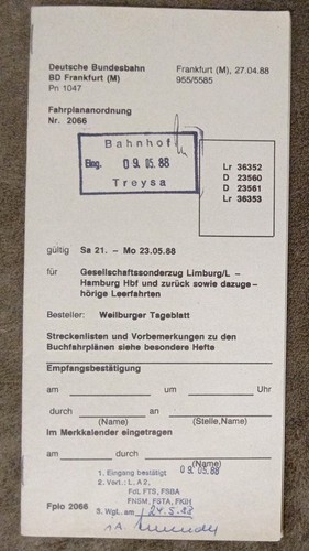 Deutsche bundesbahn - deutsche,