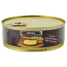 Käse Gouda Dose 200 g Vollkonserve 10 Jahre haltbar Notnahrung Notvorrat Prepper