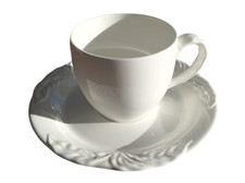 Kaffeetasse mit Untertasse von Villeroy & Boch Foglia  neuwertig