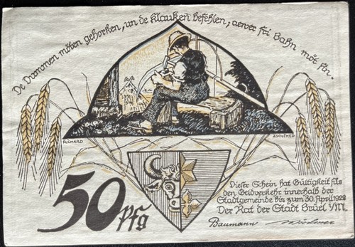 Pfennig brüel reutergeld - pfennig,